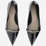 DÉCOLLETÉ GLORIA 13 IN PELLE LUCIDA SD0365 E002Z99 PINKO 