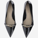 DÉCOLLETÉ GLORIA 13 IN PELLE LUCIDA SD0365 E002Z99 PINKO 
