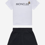 SET DI DUE PEZZI IN COTONE STRETCH CON LOGO 8M0000989AUM 002 MONCLER ENFANTS 