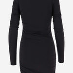 ABITO DRAPPEGGIATO IN LANA 750173 Y37LH1000 SAINT LAURENT 