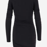 ABITO DRAPPEGGIATO IN LANA 750173 Y37LH1000 SAINT LAURENT 
