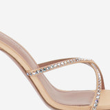 Sandali Sally in raso SALLYSLIPPER 95PEACH AMINA MUADDI 