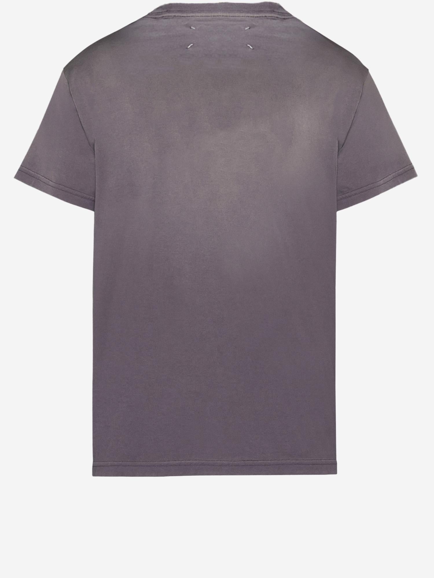 T-SHIRT IN COTONE CON LOGO S51GC0526 S20079969 MAISON MARGIELA 