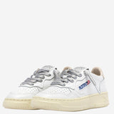 SNEAKERS MEDALIST LOW<BR/> KULK WF01LEASUEFOURWHTSILV AUTRY KIDS 