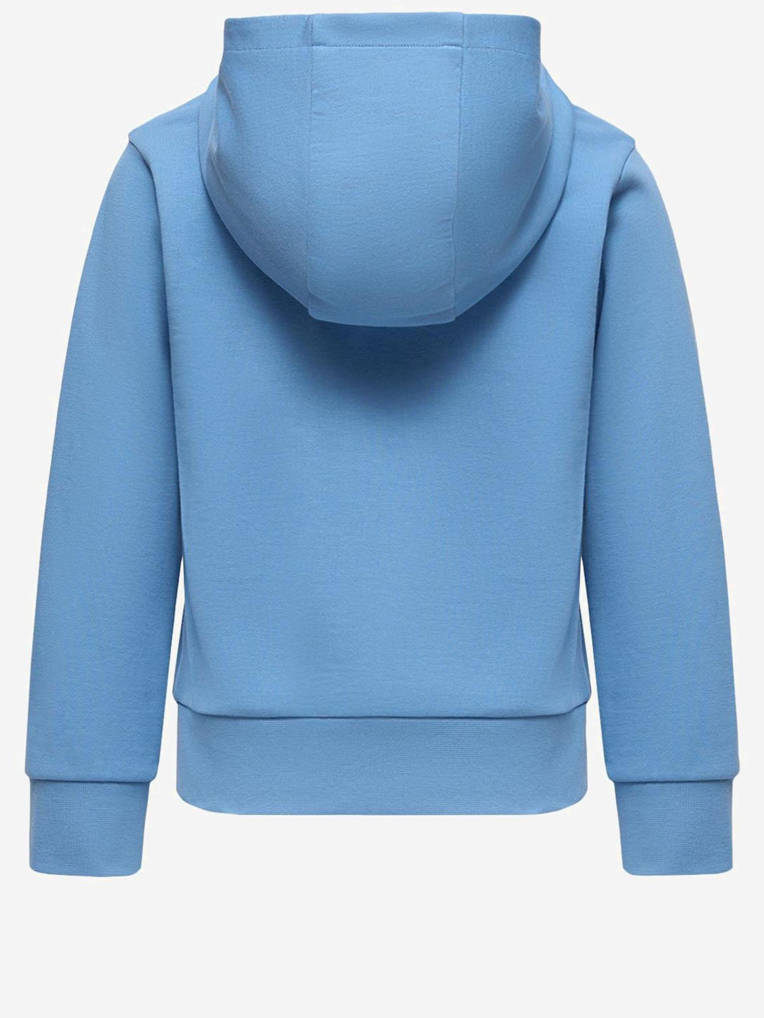 FELPA LOGATA CON CAPPUCCIO IN COTONE 8G0000989AKM 70G MONCLER ENFANTS 