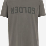 T-SHIRT IN COTONE CON LOGO GMP01220 P00067135479 GOLDEN GOOSE 