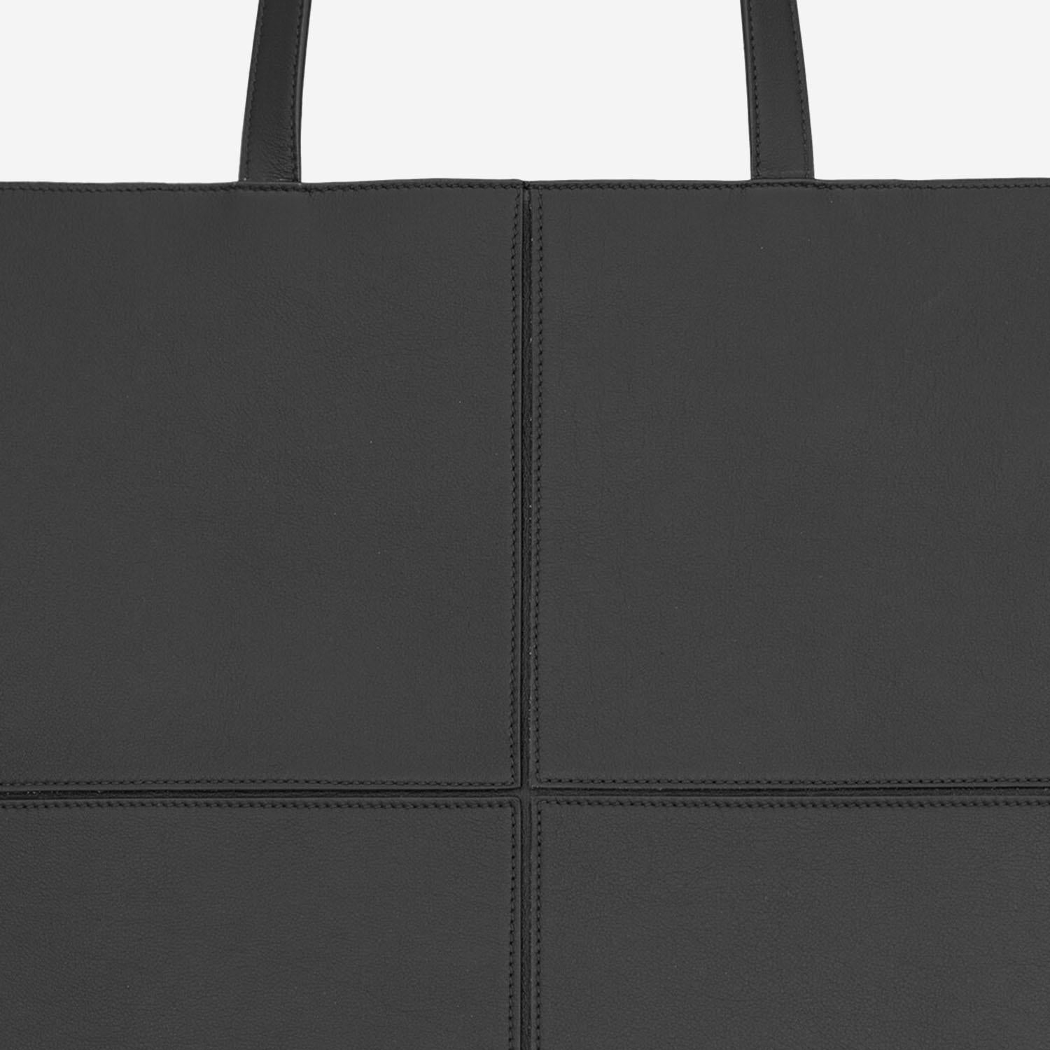 BORSA TOTE SAINT LAURENT PARIS 4 CARRÉ IN PELLE 864683 AAGBR1897 SAINT LAURENT 