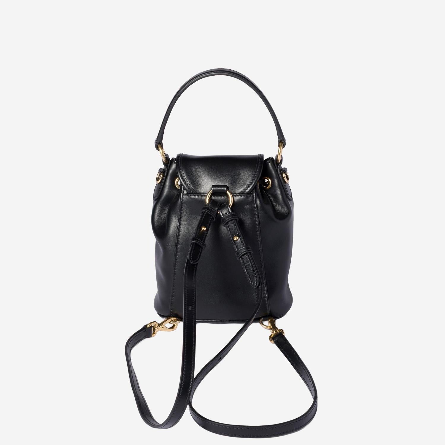 ZAINO IN PELLE CON LOGO 5BZ045 2CRWF0002 MIU MIU 