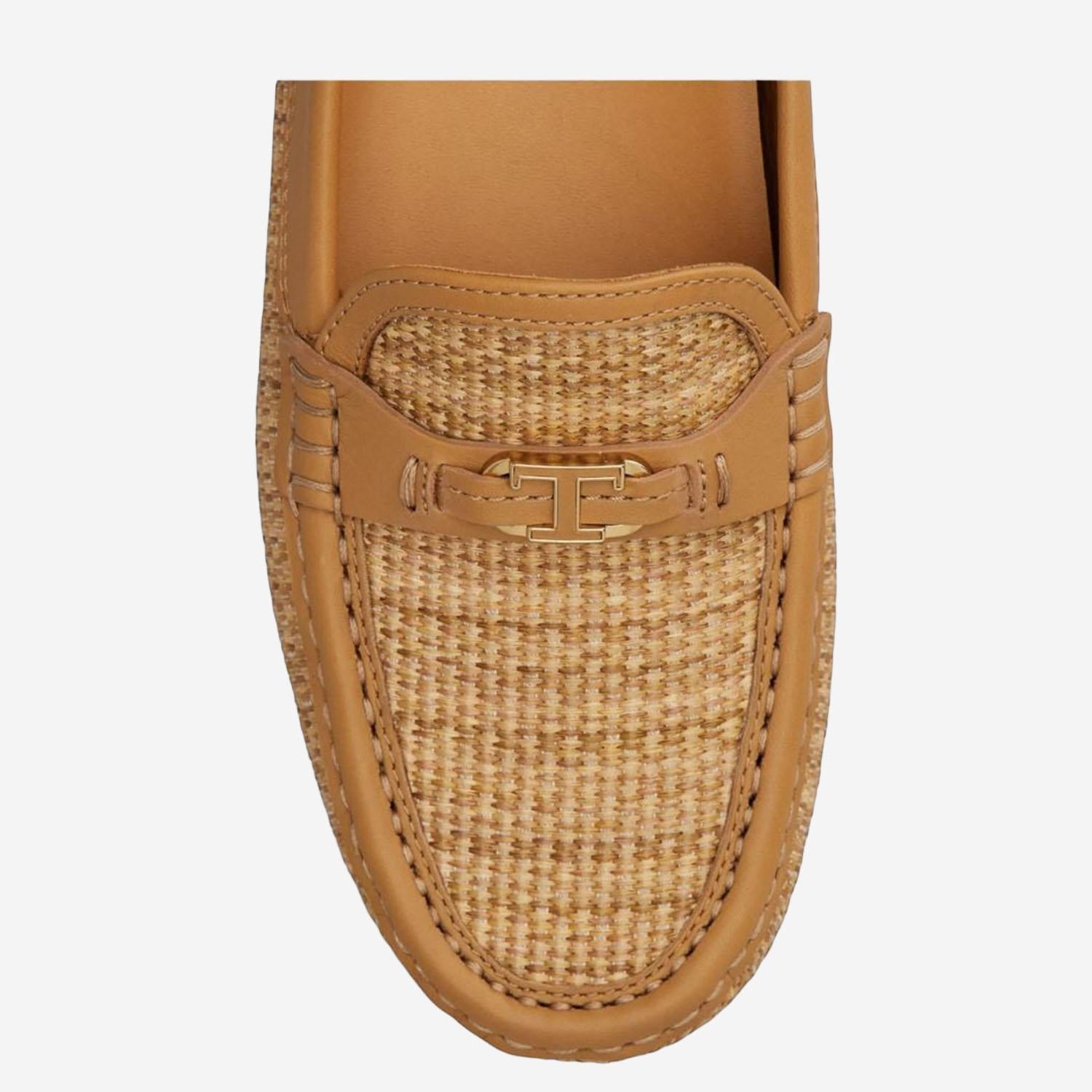 MOCASSINI IN STILE RAFIA XXW22L0KG60 V8DZZQU TODS 