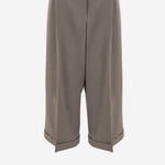 PANTALONI CROPPED IN LANA 10865W2812 DUS THE ROW 