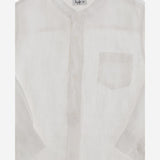 Camicia in lino P25CL016L6006 010 IL GUFO KIDS 