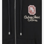 FELPA CON CAPPUCCIO IN COTONE CON ZIP AMTOJR 1098001 AMIRI 