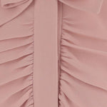 Giacca lana vergine con ruches 8B0CE5R7 A6FF8U VALENTINO 