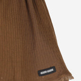 MINIGONNA IN COTONE CON LOGO MG2654 19DFF0324 MIU MIU 
