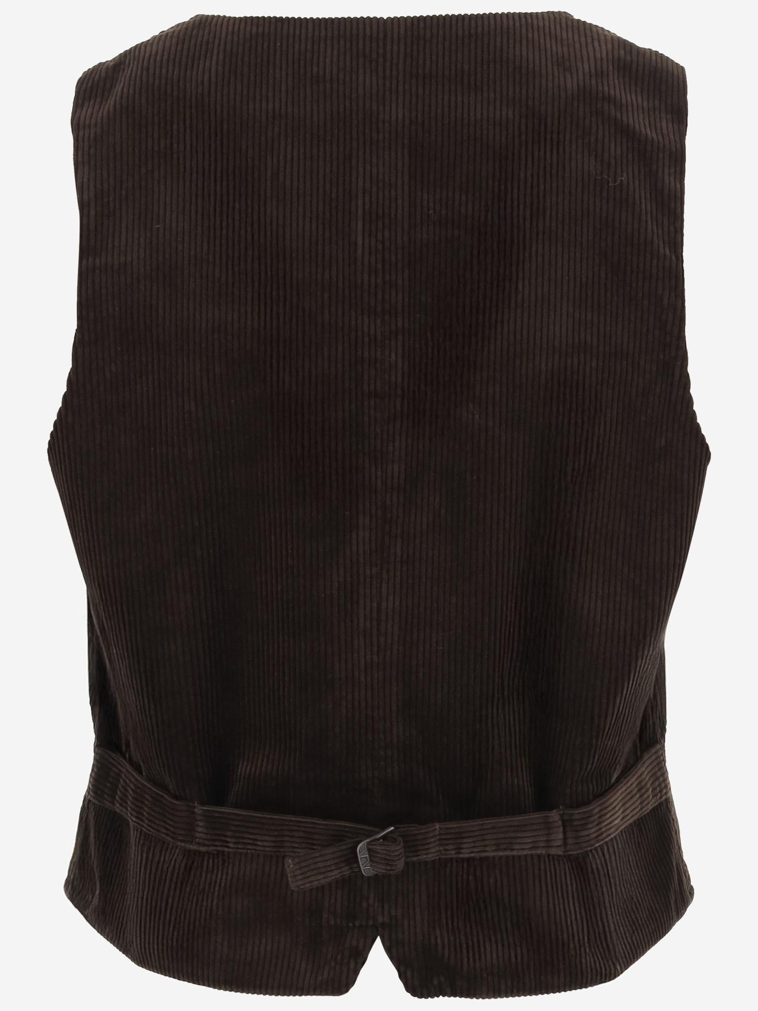 GILET IN VELLUTO A COSTE IN COTONE 211971239 001 POLO RALPH LAUREN 