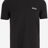 T-SHIRT IN NYLON STRETCH CON LOGO 50543328 001 HUGO BOSS 