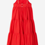 ABITO CORA IN COTONE  CON RICAMO LOGO S06GDRW00035 051A BONPOINT KIDS 