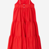 ABITO CORA IN COTONE  CON RICAMO LOGO S06GDRW00035 051A BONPOINT KIDS 