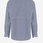 CAMICIA IN COTONE A RIGHE HQB011 1 HOMME 