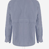 CAMICIA IN COTONE A RIGHE HQB011 1 HOMME 