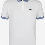 POLO IN COTONE STRETCH 50559369 100 HUGO BOSS 