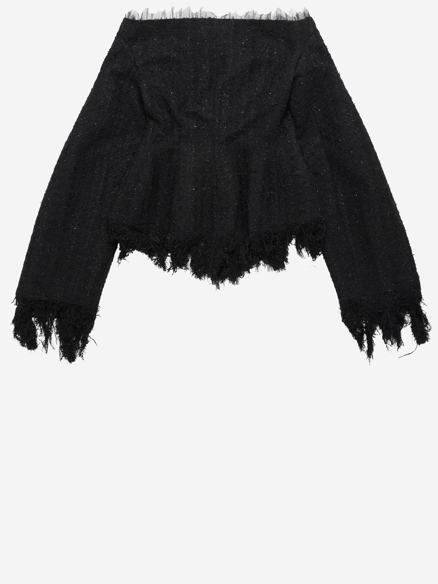 ABITO IN MISTO COTONE CON BORDI SFRANGIATI MAT02J102 1 MATIERES FECALES 