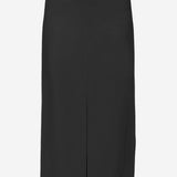 GONNA MIDI IN ACETATO E VISCOSA 6252K21098 DEEPBLACK CARVEN 