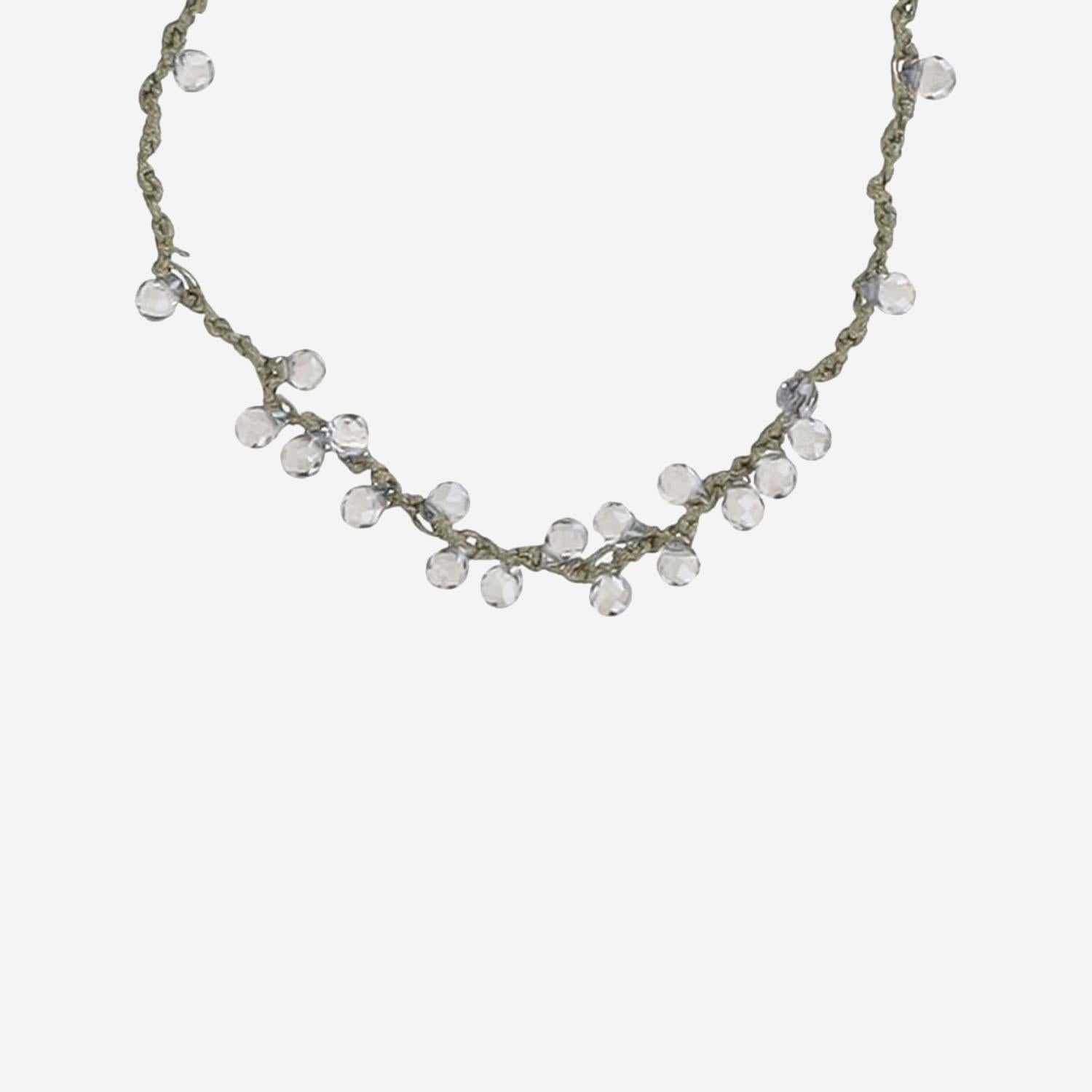 COLLANA CON CRISTALLI VLACOSA AQUA MELA 