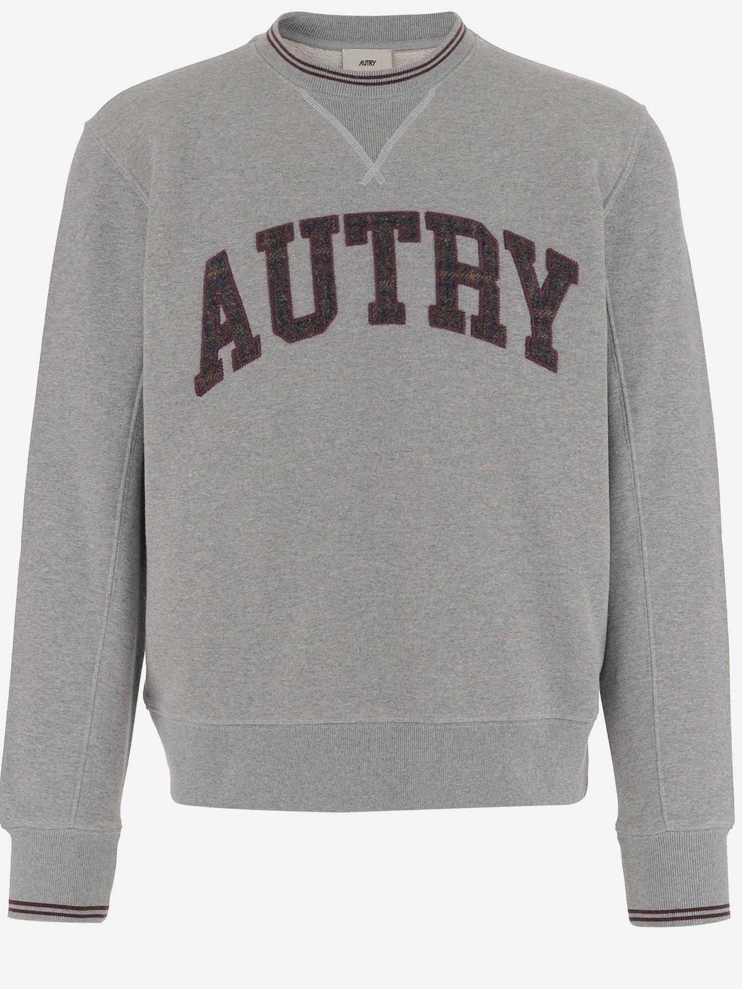 FELPA IN COTONE CON LOGO SWPMU4HQ MELBORD AUTRY 