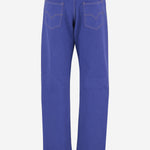 JEANS IN COTONE A GAMBA DRITTA 1024569 1A178711DB10 VERSACE 