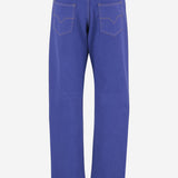JEANS IN COTONE A GAMBA DRITTA 1024569 1A178711DB10 VERSACE 