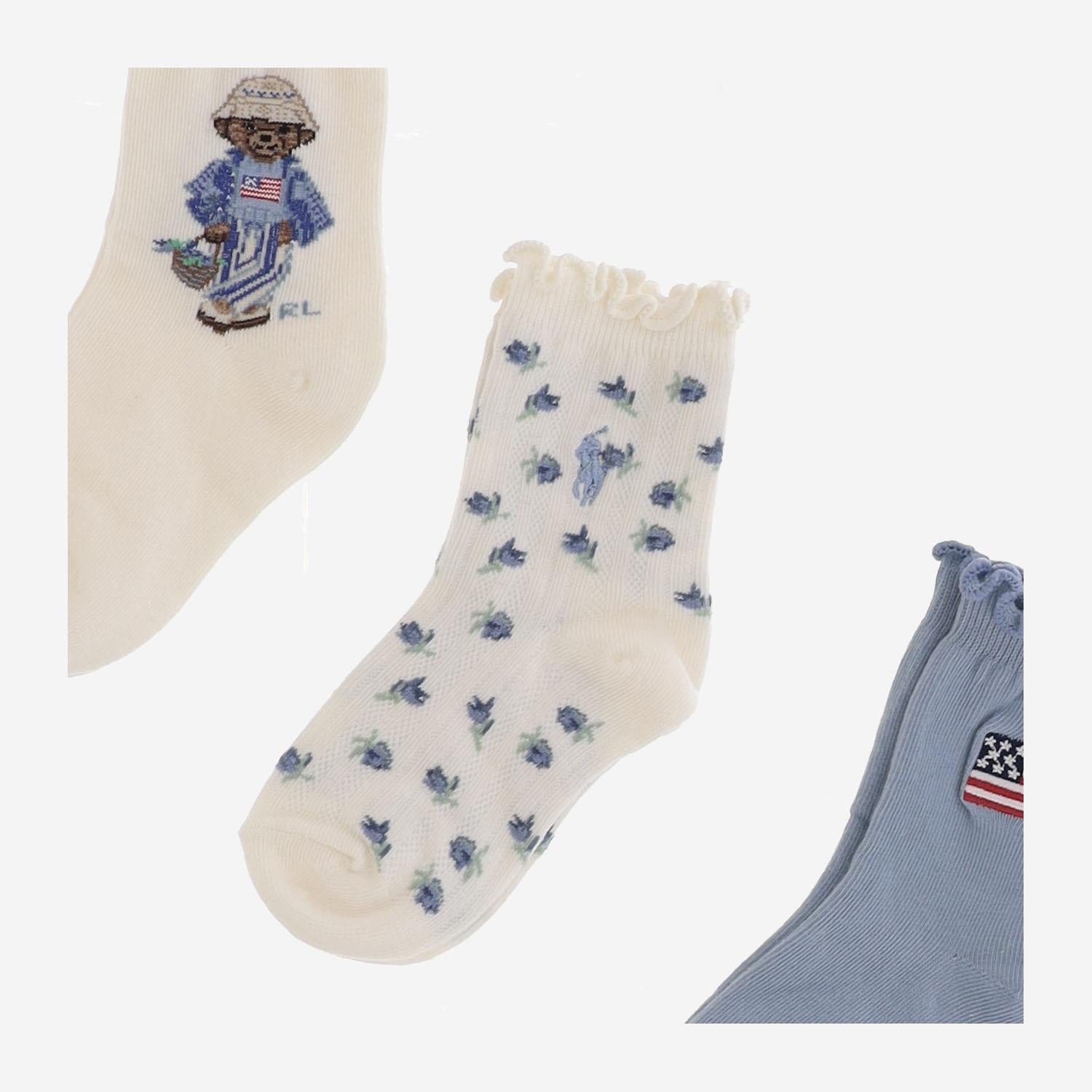 Set calzini bambino 446P11076 001 POLO RALPH LAUREN KIDS 