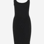 ABITO IN MAGLIA CON TEXTURE A V JACQUARD STRETCH 1011396 1A159781B000 VERSACE 