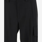 PANTALONI CARGO IN LANA GM002252 TE10043UC001 GIORGIO ARMANI 
