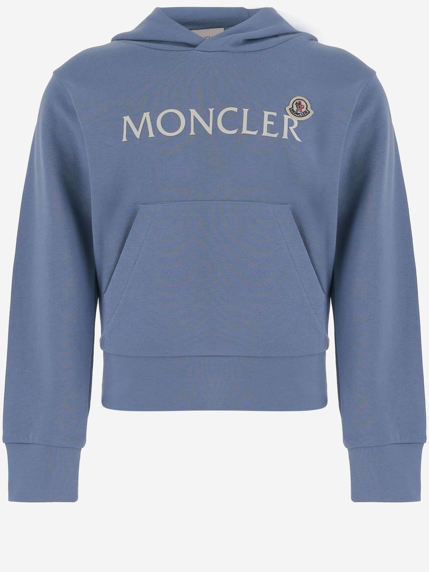 felpa in cotone con cappuccio 8G00017899PS 714 MONCLER ENFANTS 