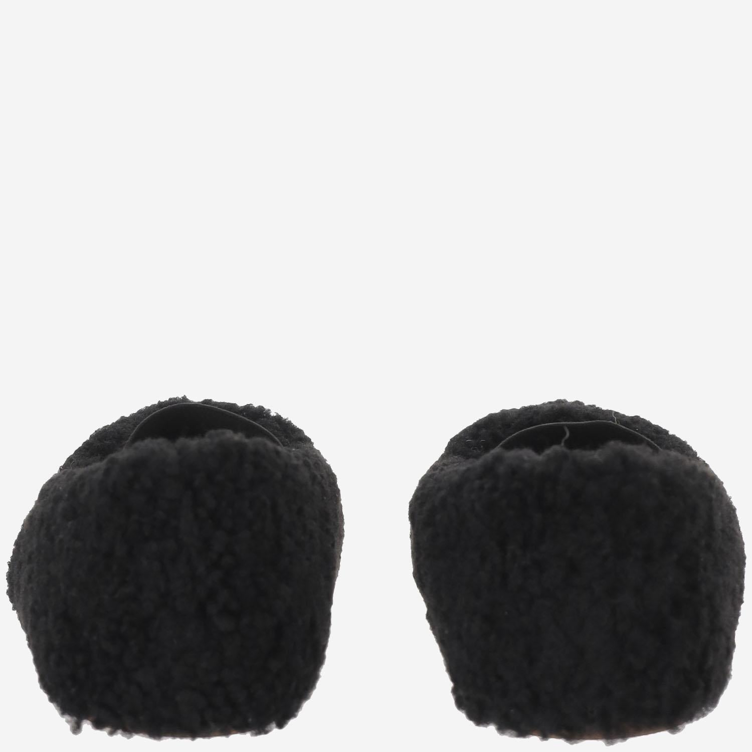 BALLERINE IN SHEARLING CON LOGO 2400010 N001 MOON BOOT 