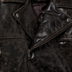 GIUBBOTTO BIKER IN PELLE DI AGNELLO 22178 961 THE.GARMENT 