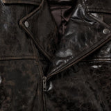 GIUBBOTTO BIKER IN PELLE DI AGNELLO 22178 961 THE.GARMENT 