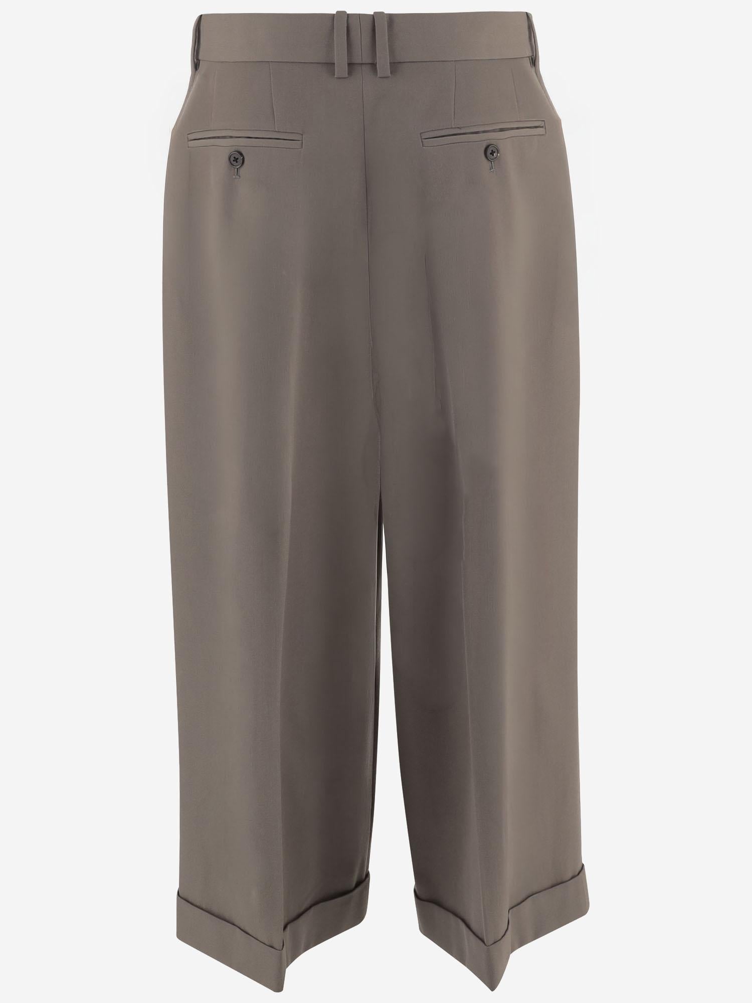 PANTALONI CROPPED IN LANA 10865W2812 DUS THE ROW 