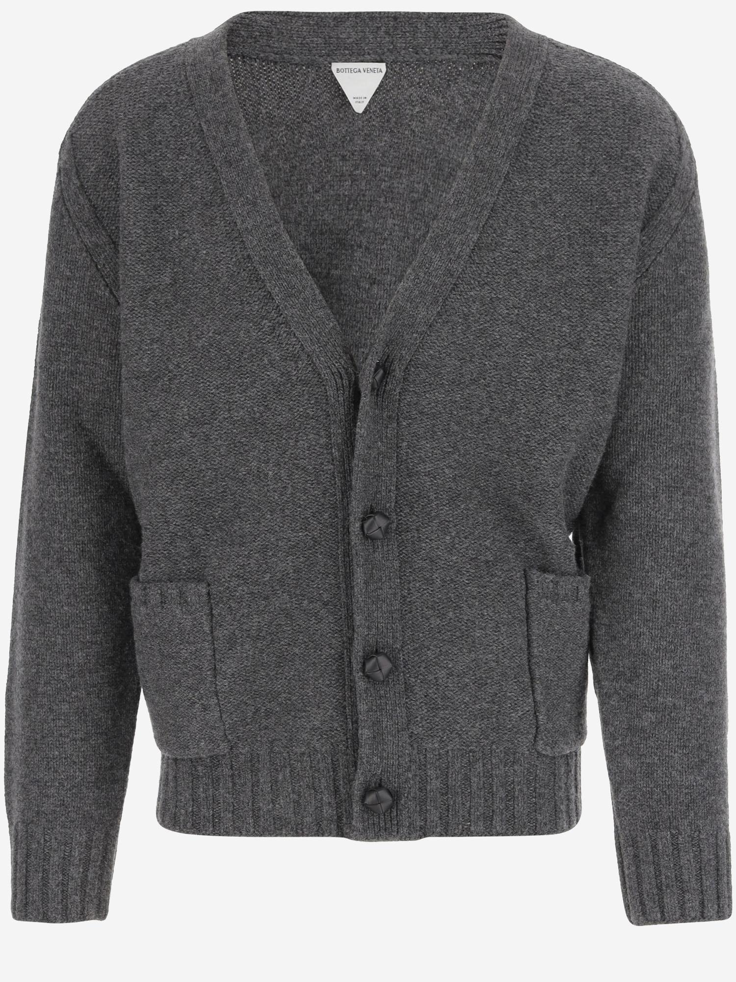 CARDIGAN IN LANA 835396 V5LS01370 BOTTEGA VENETA 