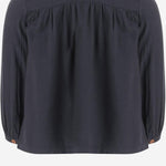 Camicia in cotone e viscosa 25W198 DARKBLUE 1+ IN THE FAMILY KIDS 