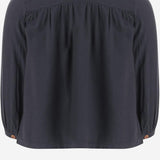 Camicia in cotone e viscosa 25W198 DARKBLUE 1+ IN THE FAMILY KIDS 