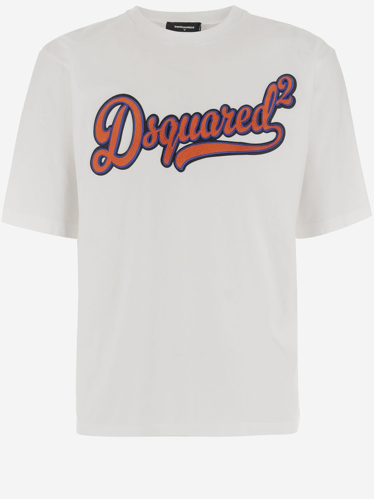 T-SHIRT IN COTONE CON LOGO S74GD1435 S24583100 DSQUARED2 