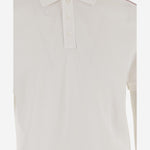 POLO IN COTONE CON BANDA TRICOLORE 8A00031 89A16034 MONCLER 