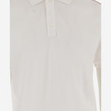 POLO IN COTONE CON BANDA TRICOLORE 8A00031 89A16034 MONCLER 