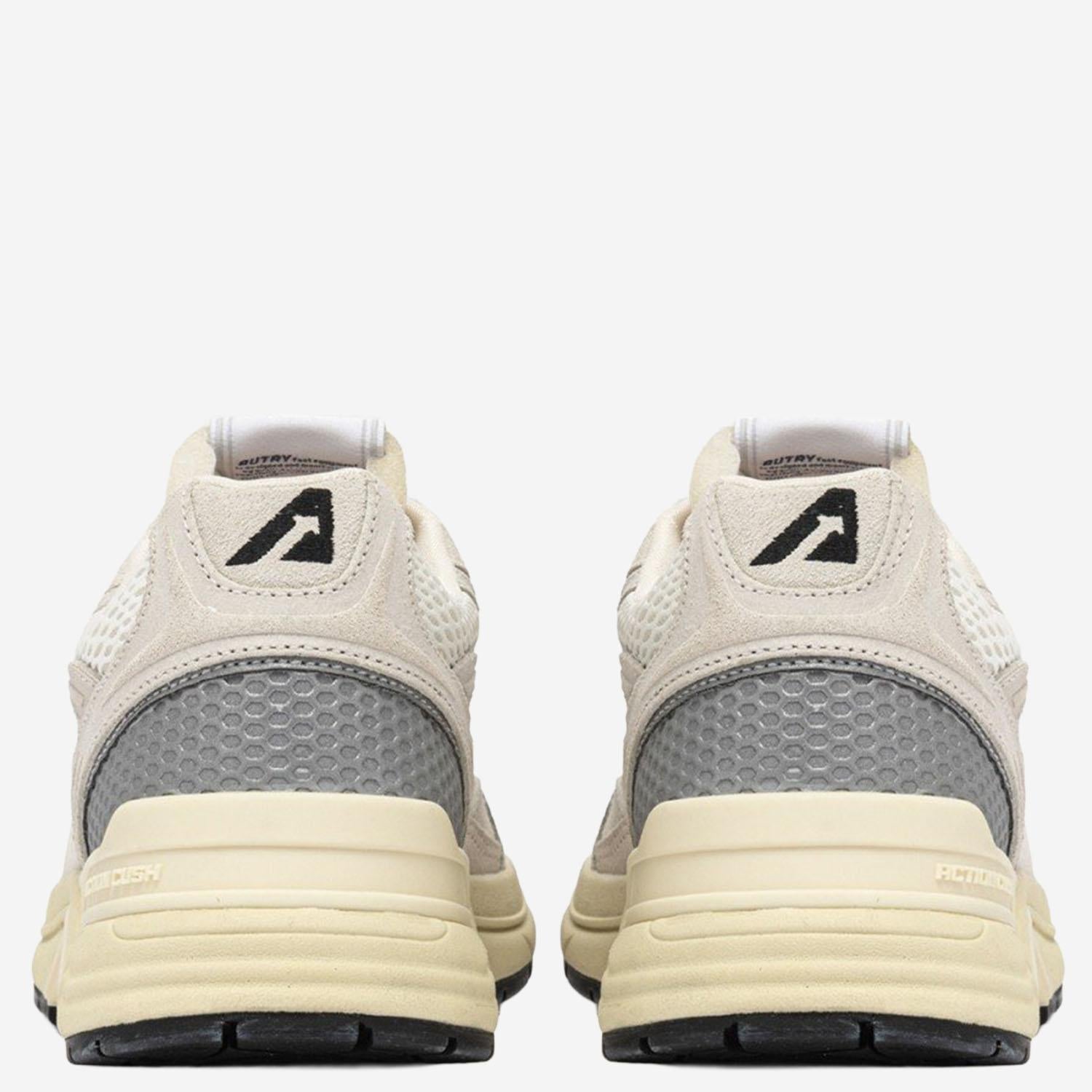 SNEAKERS HYPERWAY HYLMUM18 SUEDEMESHWHTSILV AUTRY 