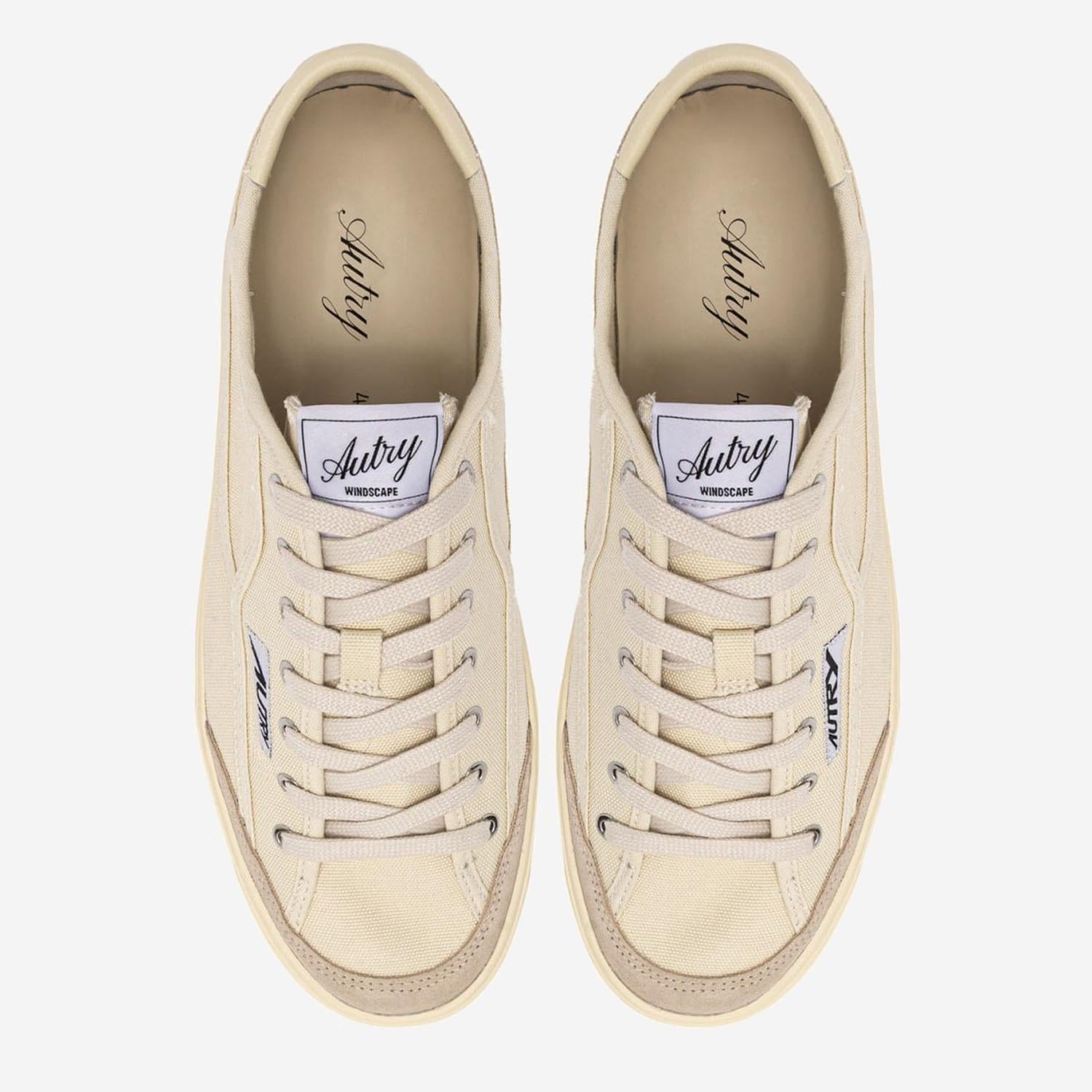 SNEAKERS WINDSCAPE LOW IN CANVAS SCLWCU02 CANVSUECREAM AUTRY 