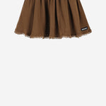 MINIGONNA IN COTONE CON LOGO MG2654 19DFF0324 MIU MIU 