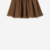 MINIGONNA IN COTONE CON LOGO MG2654 19DFF0324 MIU MIU 
