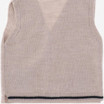 GILET IN MISTO LANA 25W206 TORTORA 1+ IN THE FAMILY KIDS 